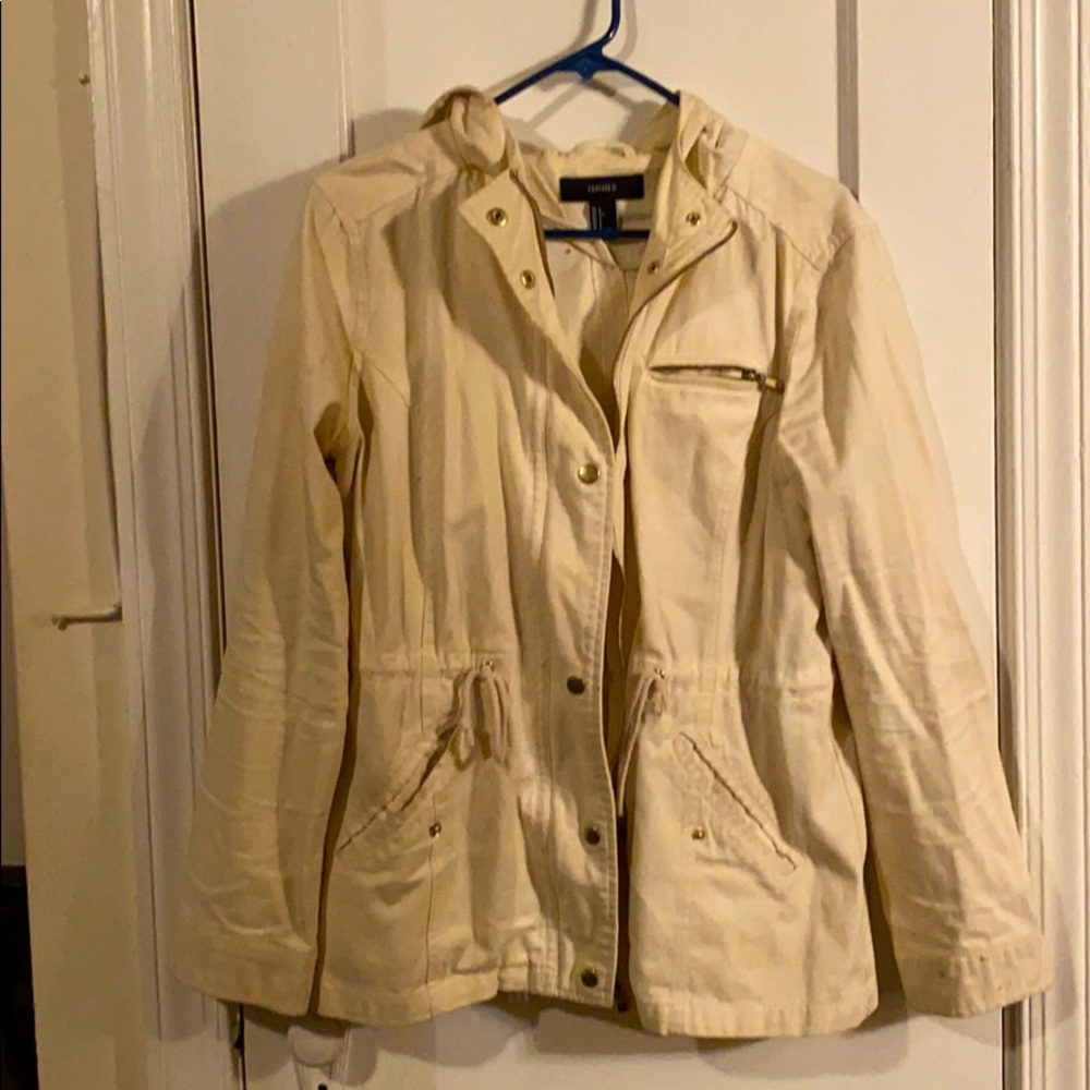 Cream/nude spring jacket